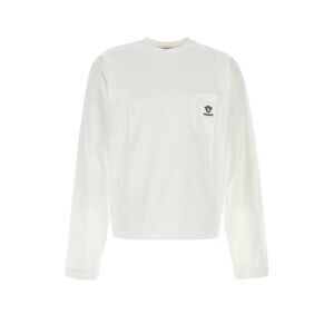Versace Men White Cotton T-Shirt